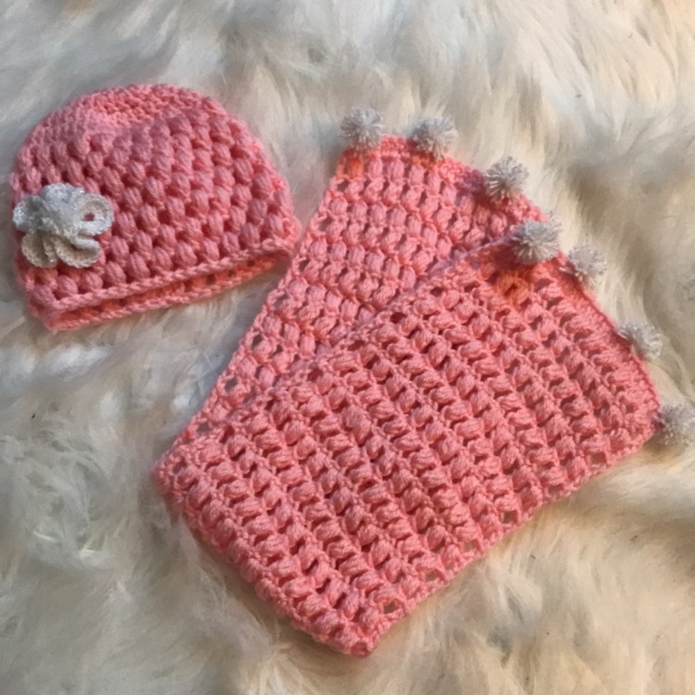 Children's hat and scarf set